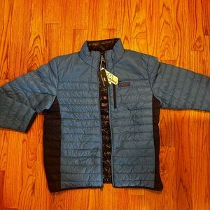 NWT Vineyard Vines Packable Puffer Jacket Hull Blue Sz XL